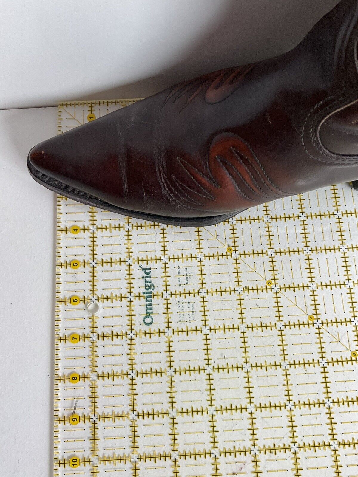 Vintage Texas Brand Patent Thunderbird Cowboy Boots 10.5 EE Rainbow Peacock