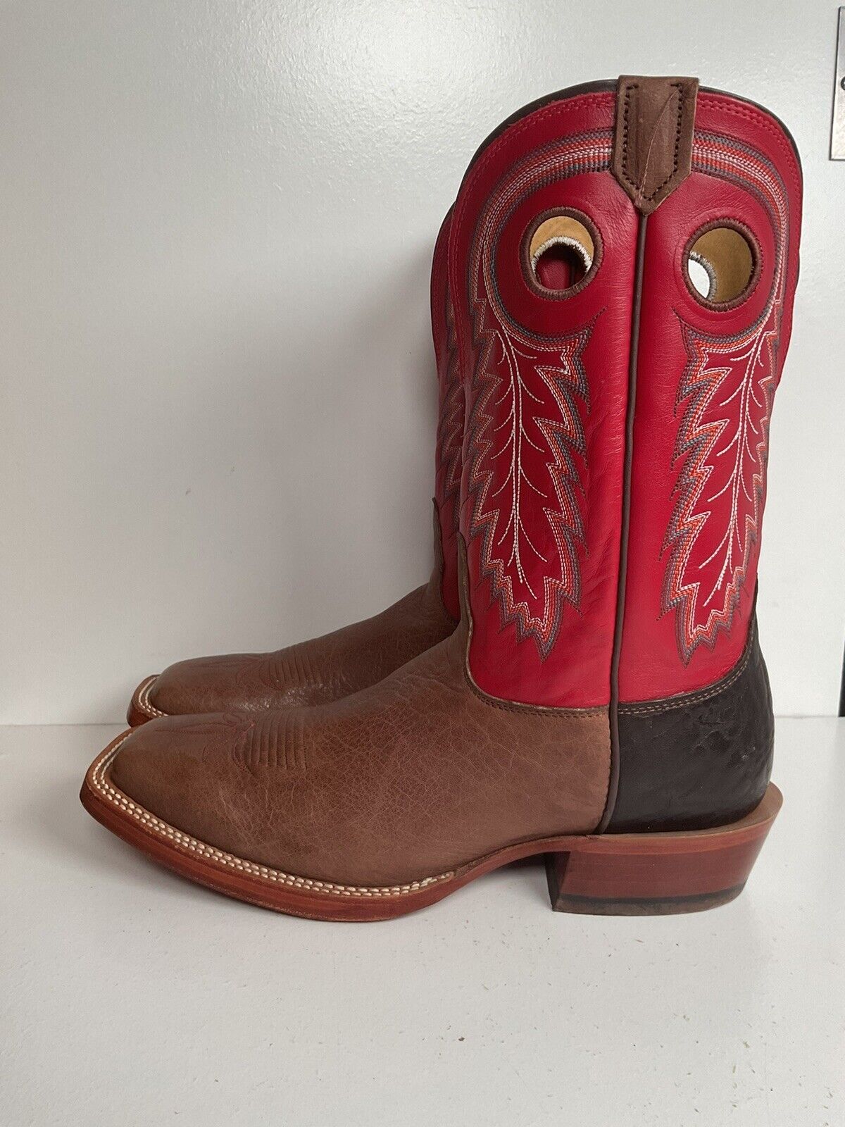 Nocona Shorty Buckaroo Boots 11.5 D Punchy USA Made