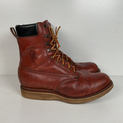 Vintage Chippewa Bird Shooter Boots | USA Made | Crepe | Soft Toe | Men’s 11 D