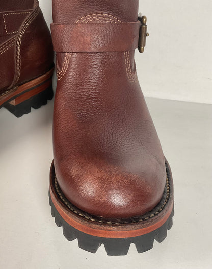 Bison Hide Engineer Boots | Shorty | Custom | PNW | Pacific Northwest | Men’s 9.5