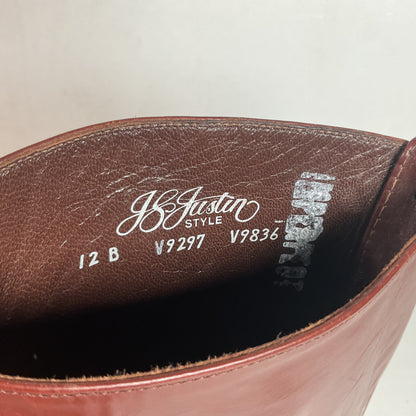 Vintage Justin Jodhpur Lace-Up Boots | Military Style | USA Made | Men’s 12 B