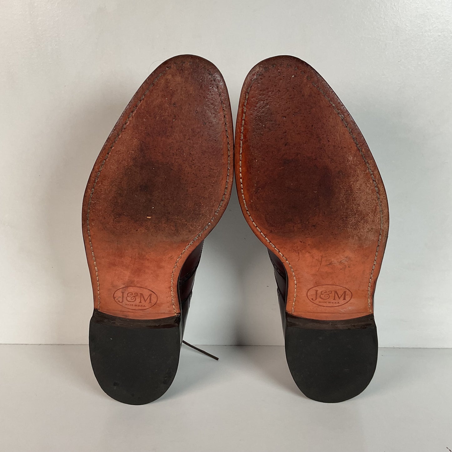 Vintage Johnston Murphy Aristocraft Oxford Shoes 8.5 D USA (2) Pairs USA Made