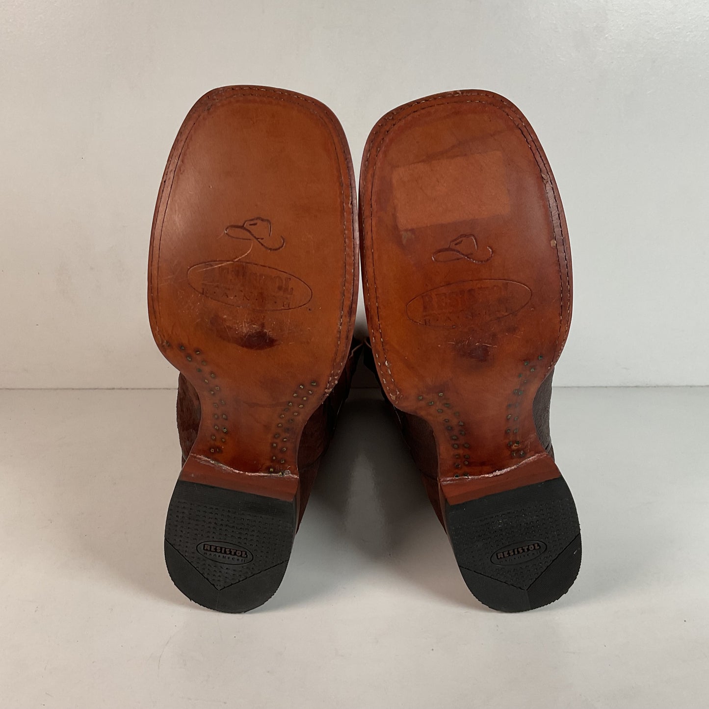 Lucchese for Resistol Ranch Sueded Ostrich Leg Cowgirl Boots | Exotic | Women’s 9.5 B