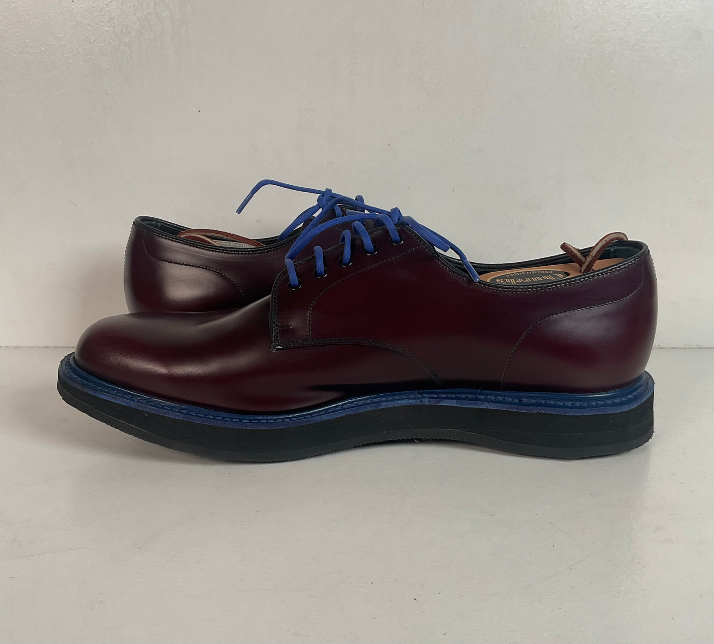 Church’s Custom Grade Cordovan Loafers 9 F | 10 D Great Britain Flag Design