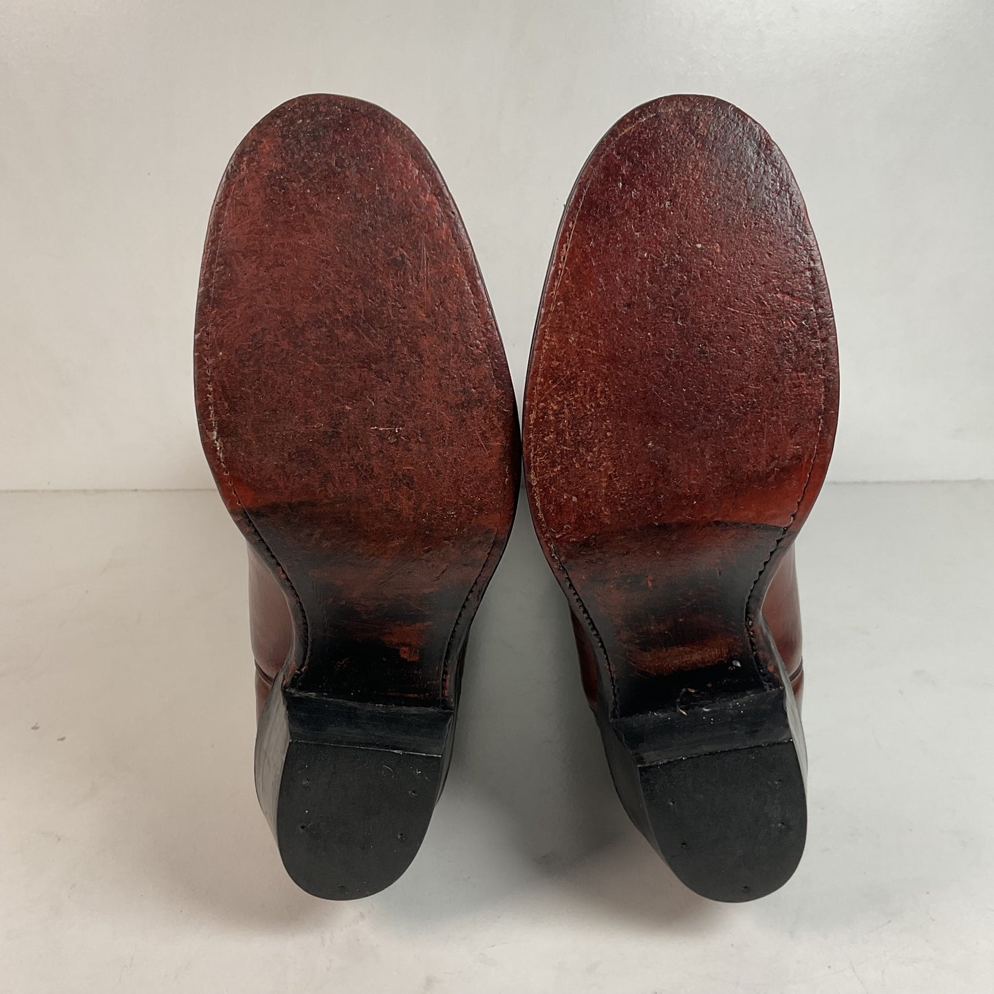 Olathe Tall Top Cowboy Boots 9.5 D USA Made Buckaroo