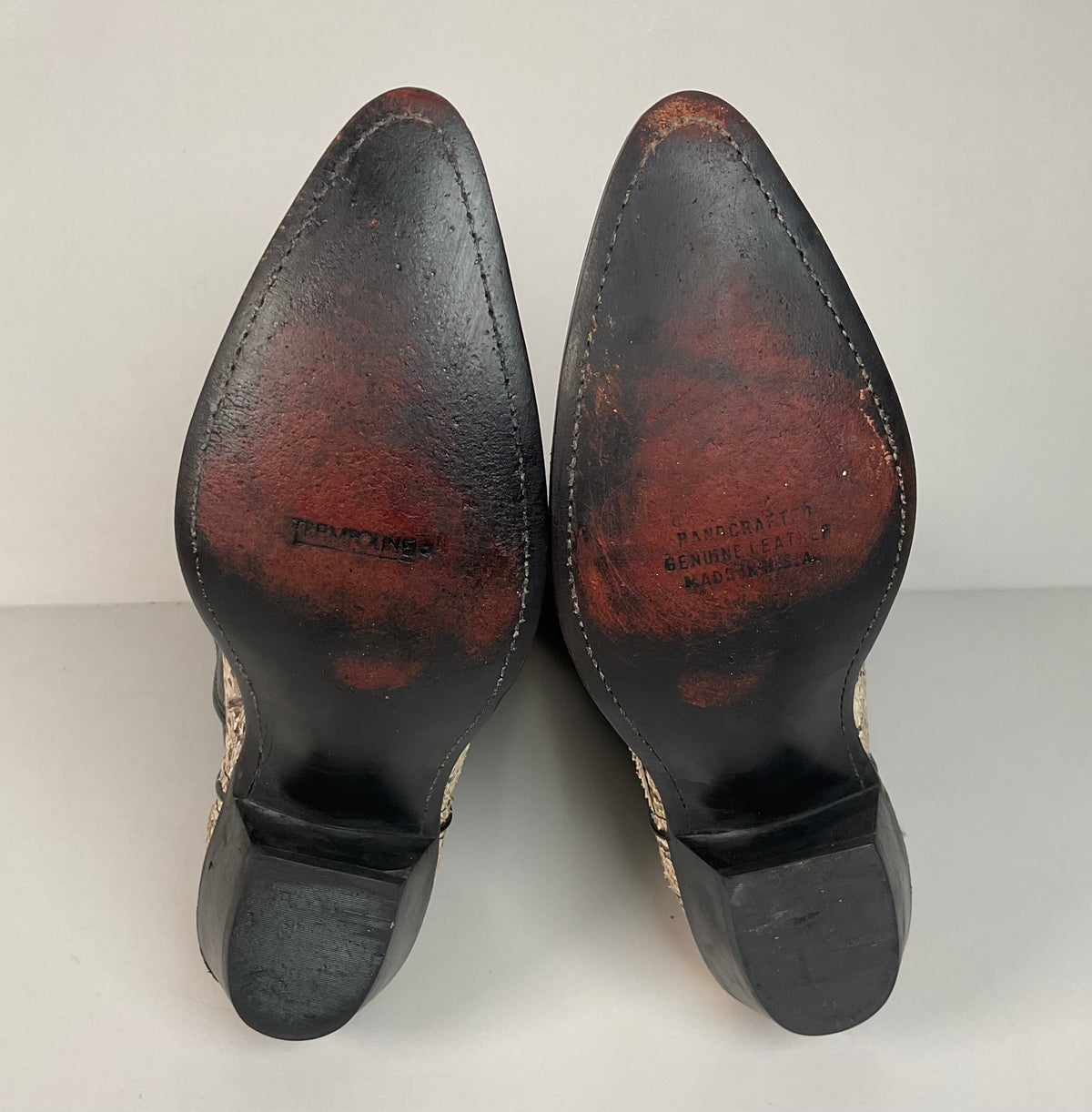 Vintage Code West Viper Snakeskin Cowgirl Boots | Exotic | Women’s 9 M