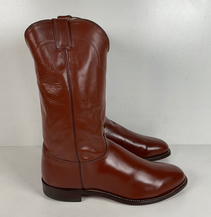Vintage Justin Roper Boots | Cowboy | USA Made | Brown | Men’s 12 EE