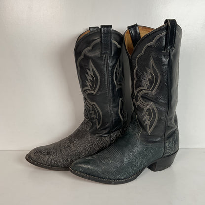 (2) Pairs Of Tony Lama Shoulder Cowboy Boots 8.5 D Style 6252 & 6250