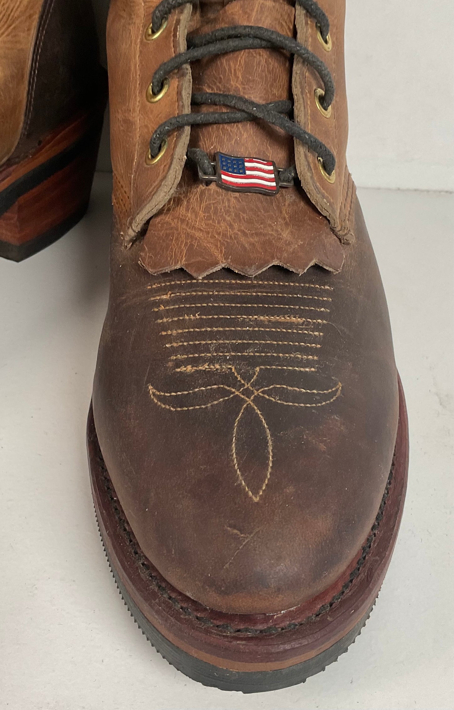 Chippewa Crazy Horse Packer Boots 11 B (Narrow) USA Made