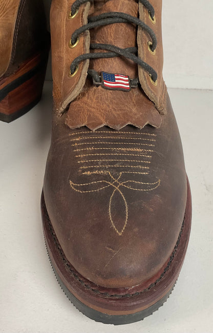 Chippewa Crazy Horse Packer Boots 11 B (Narrow) USA Made