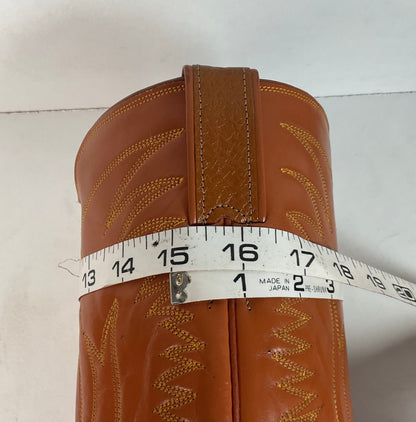 Vintage Justin Algonquin Toe Cowboy Boots | Old Fort Worth Label | Men’s 10.5 D