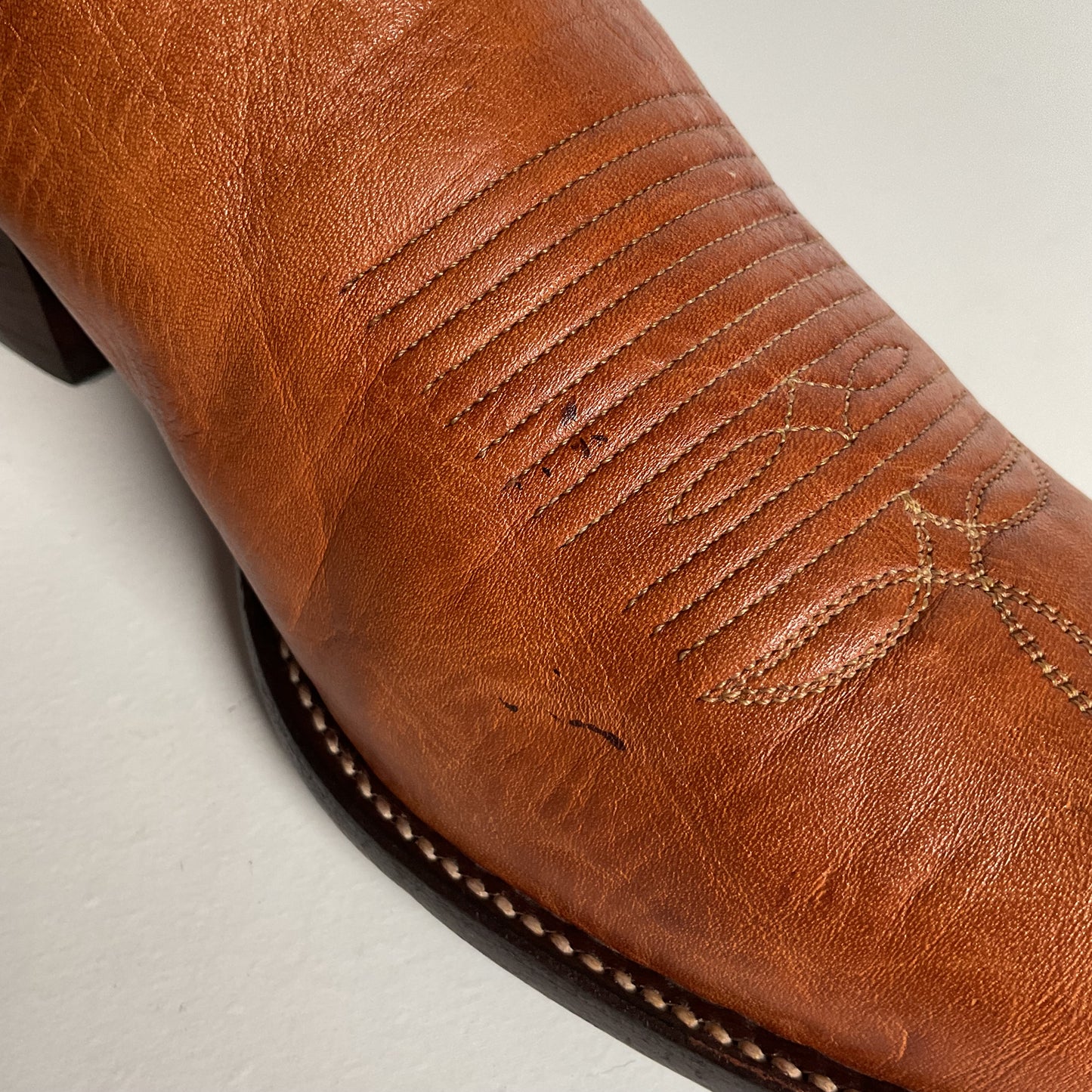 Vintage Tony Lama Cowboy Boots | Gold Label | Bull Shoulder | Men’s 9.5 E