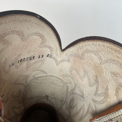 Vintage Olathe Sea Bass Cowboy Boots | Exotic | USA Made | 13 EE