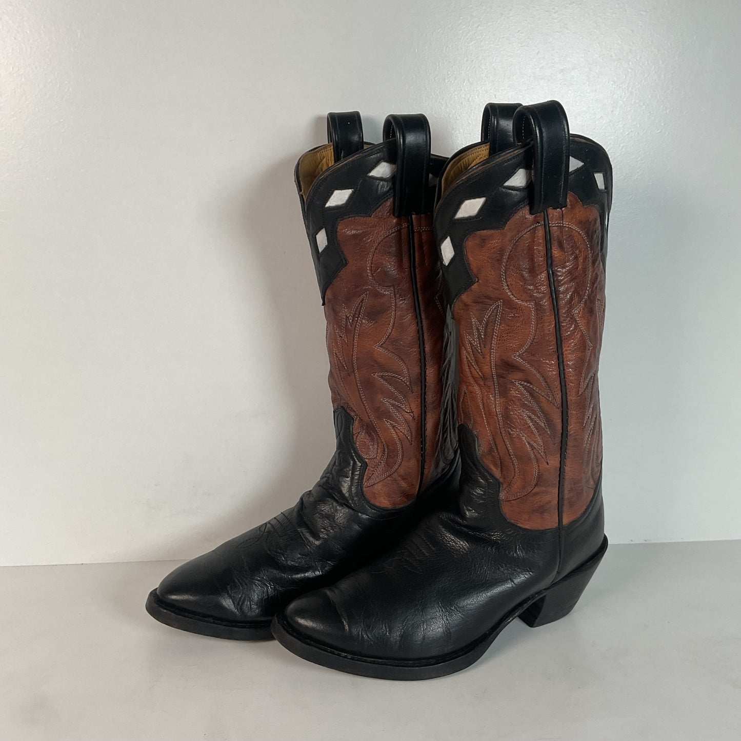 Pat Young Custom Bucket Cowboy Boots | Tooled Inlays | Women’s 7.5