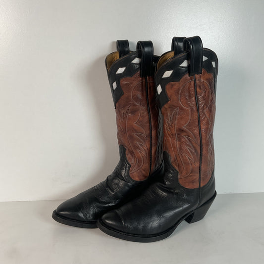 Pat Young Custom Bucket Cowboy Boots | Tooled Inlays | Women’s 7.5