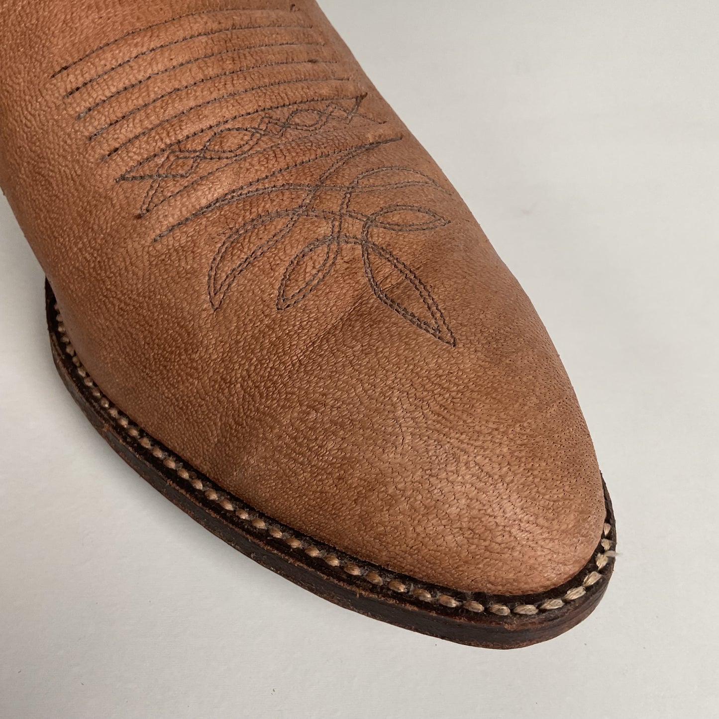Vintage Dan Post Elk Skin Cowboy Boots | USA Made | Men’s 9.5 D
