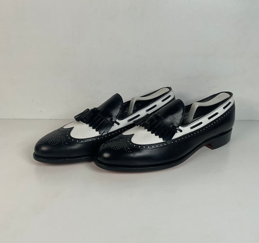 Vintage Footjoy Classics Kiltie Tassel Loafers 10.5 B USA Made Spectator Style