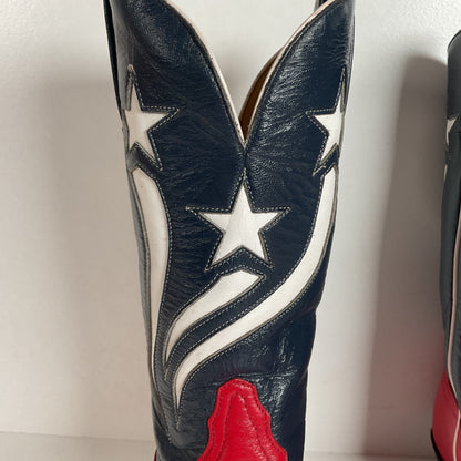 Tony Lama 4th of July Cowgirl Boots | Stars & Stripes | USA Made | Women’s 6.5 B
