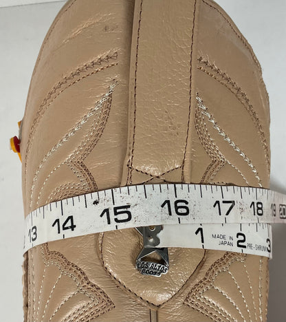 Los Altos Caiman Crocodile Boots | Exotic | Pointy Toe | Cream | Men’s 9 EE