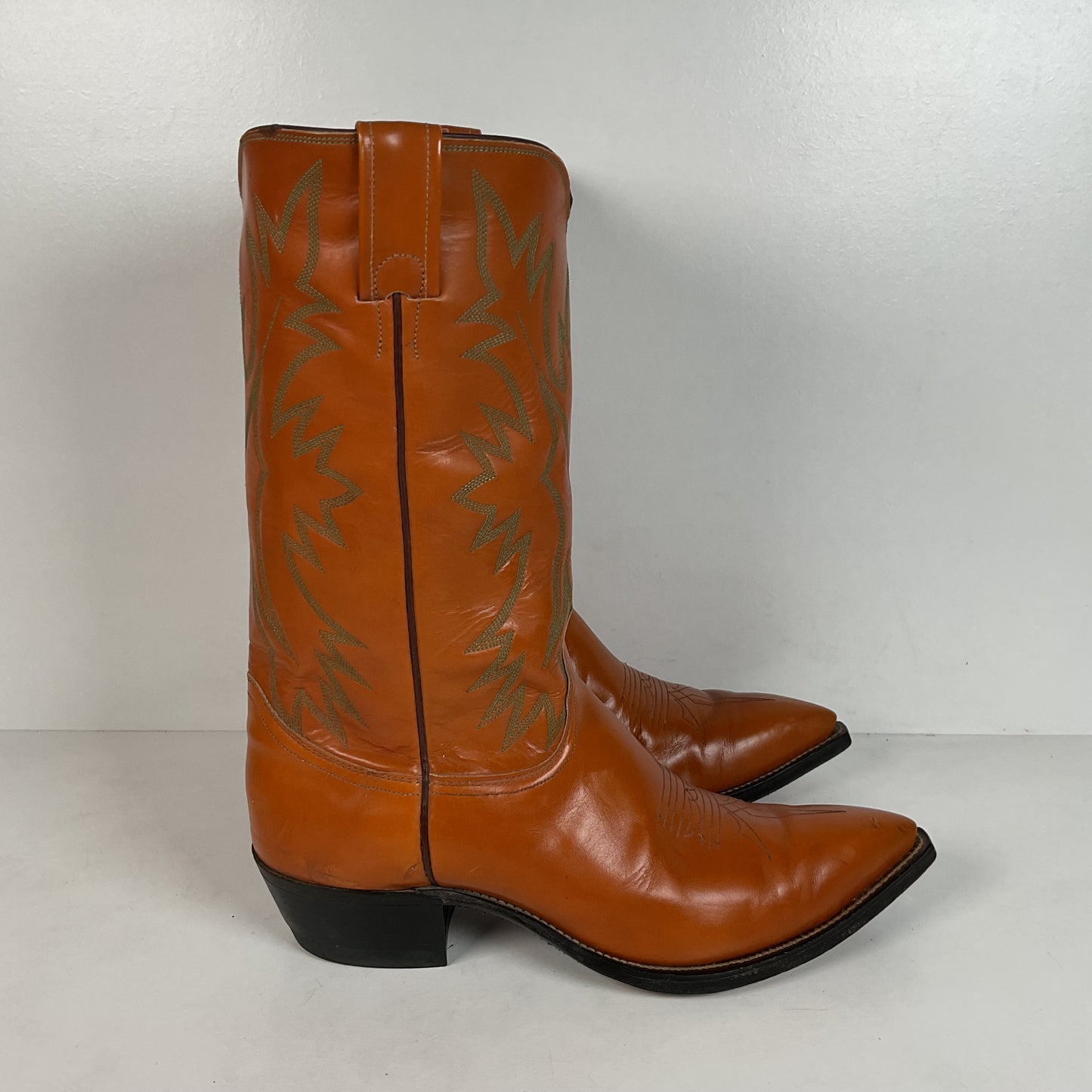 Vintage Justin Fort Worth Cowboy Boots | X Toe | 1960s-1970s | Men’s 9 D