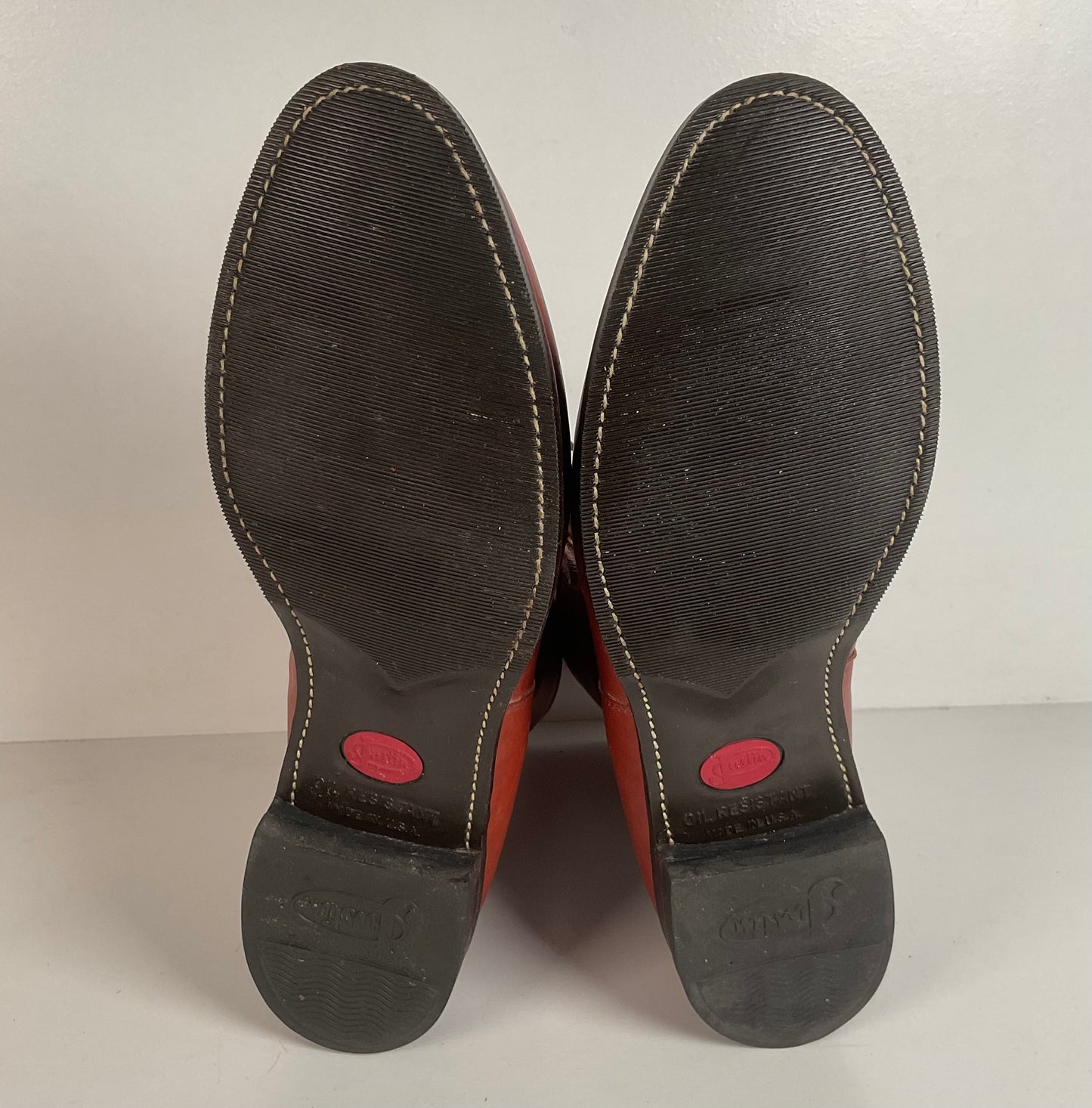 Vintage Justin Kiltie Packer Boots | Brick Caprice | USA Made | Men’s 12 B
