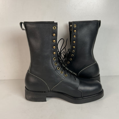 Vintage Safety Toe Linesman Boots 9 EE USA Made Biker