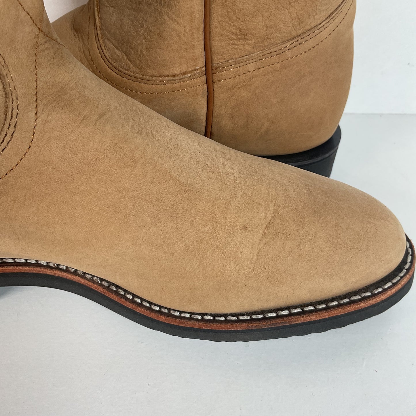 Justin Elk Skin Roper Boots | Tekno Crepe | USA Made | Women’s 7 B