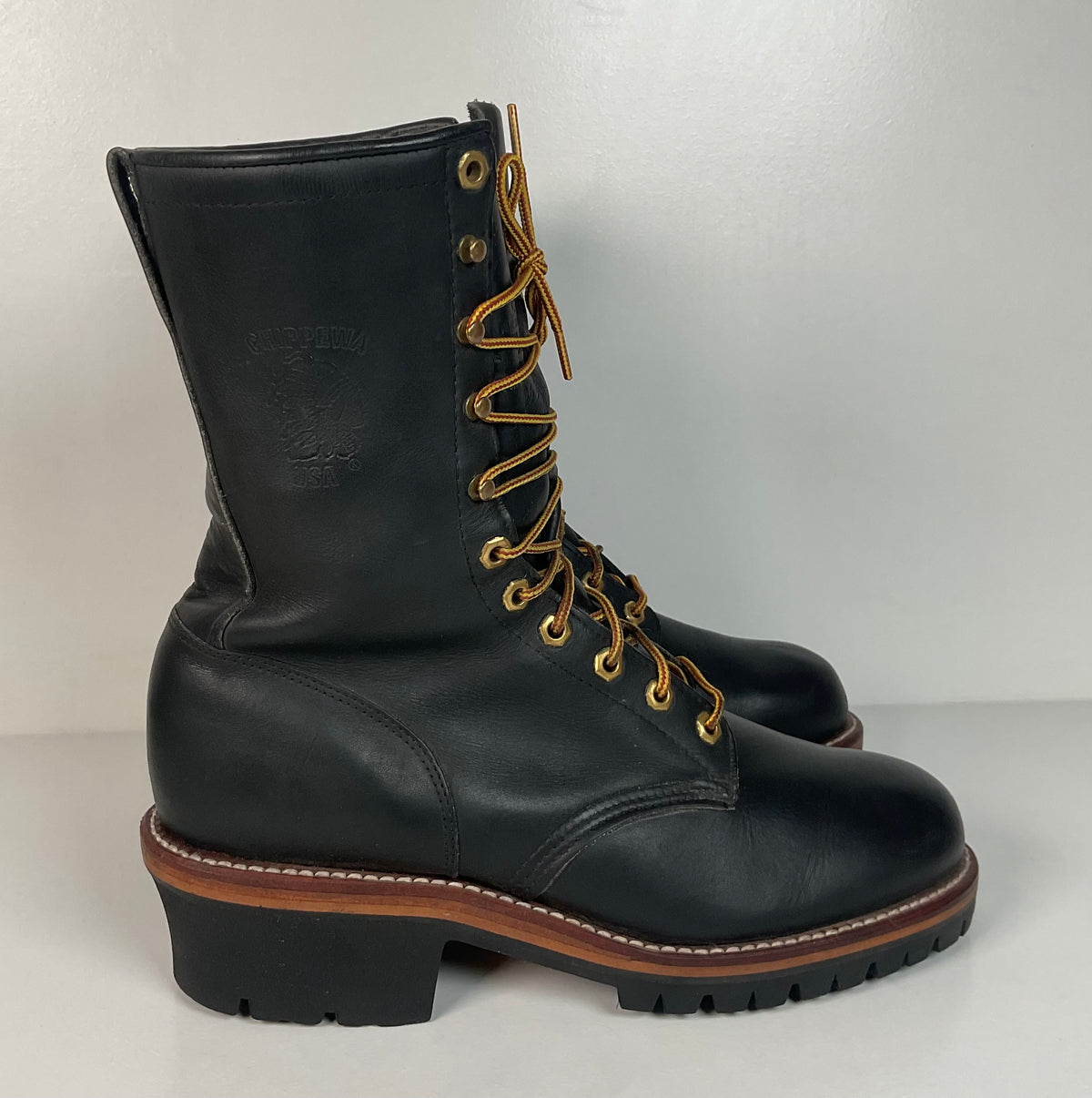 Vintage Chippewa Super Logger Boots | Soft Toe | USA Made | Men’s 9.5 D