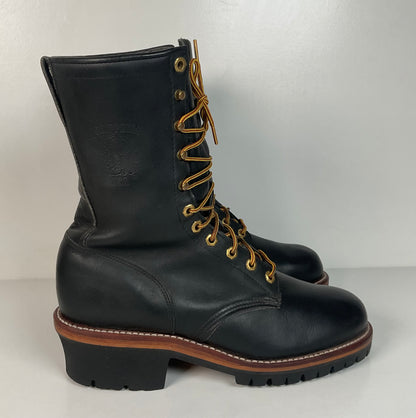 Vintage Chippewa Super Logger Boots | Soft Toe | USA Made | Men’s 9.5 D