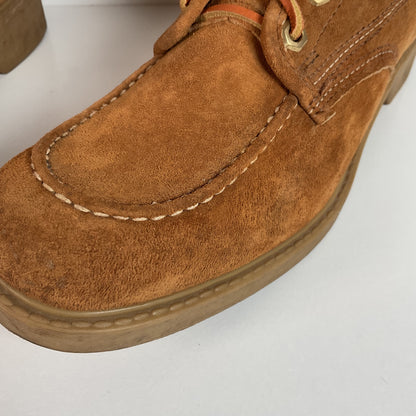 Vintage Wolverine Moc Toe Boots | Pig Skin Suede | USA Made | Men’s 11 C