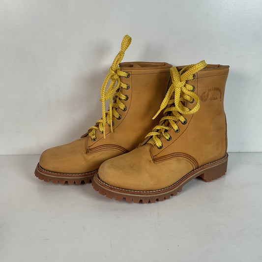 Vintage Chippewa Women’s Banana Nubuck Hiking Boots 6.5 C USA Made