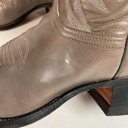 1970s Nocona Grey Cowboy Boots Men’s 8.5 B | Women 9.5