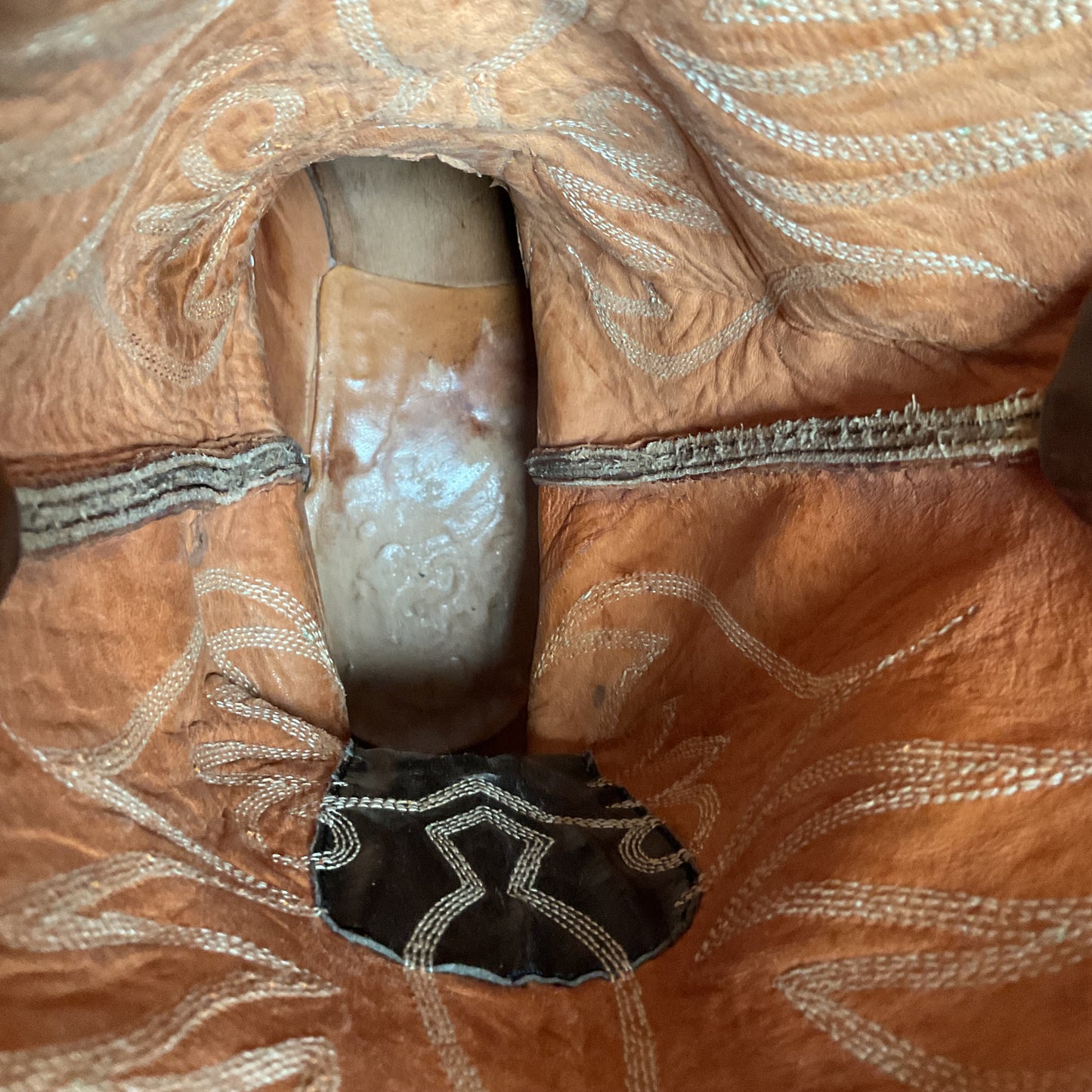 Vintage W.B. Masterson Wrangler Cowboy Boots 12 B (Narrow) Dress Lizard Cut