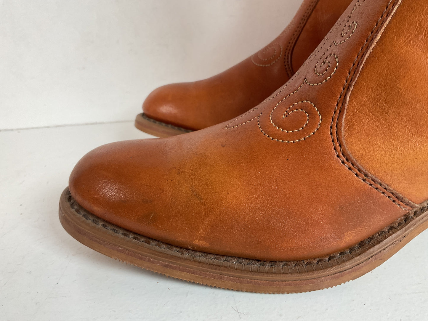 1970s Wrangler Platform Campus Boots — USA Made — 7 N