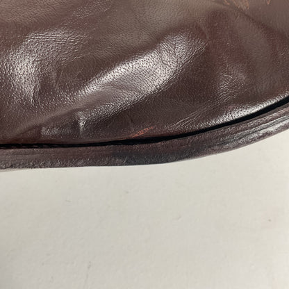 Vintage Nocona Brown Boar Skin Cowboy Boots 13 D Wild Pig