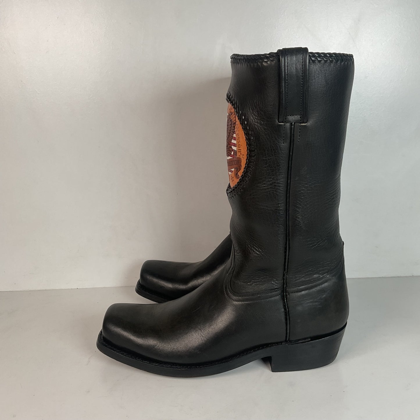 Smith And Wesson Square Toe Western Boots 9.5 EE Campus Cavalry
