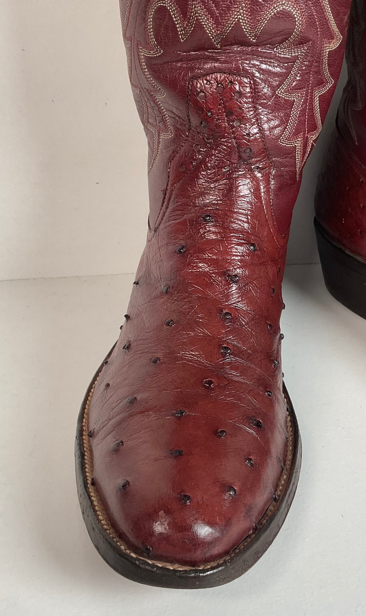 Rios Of Mercedes Full Quill Ostrich Cowboy Boots Men’s 8 | Women’s 9 Exotic