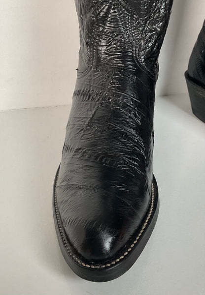 Vintage Nocona Full Eel Skin Cowboy Boots | Exotic | Men’s 6.5 | Women’s 7.5