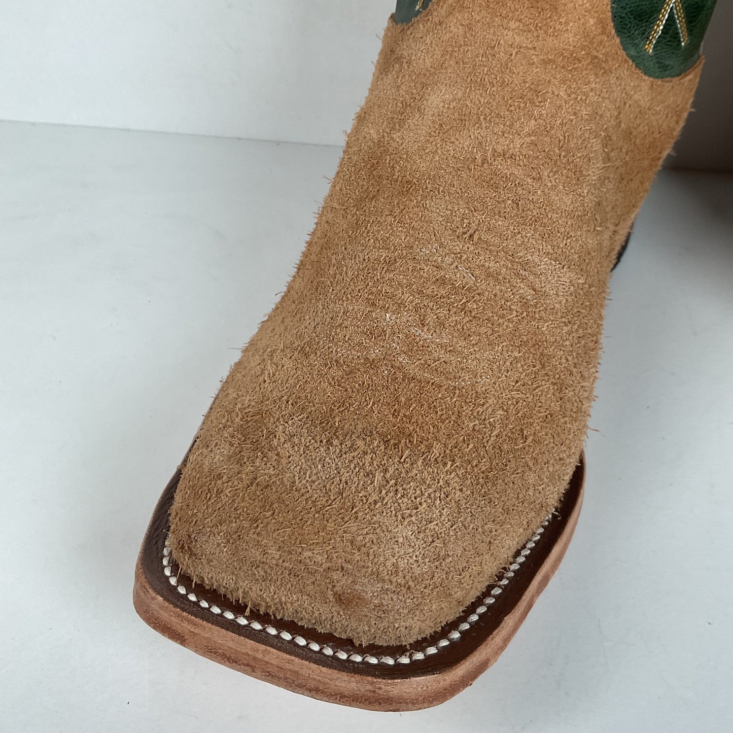 Anderson Bean Stampede Tall Top Cowboy Boots | Rough Out Suede | Men’s 11.5 EE