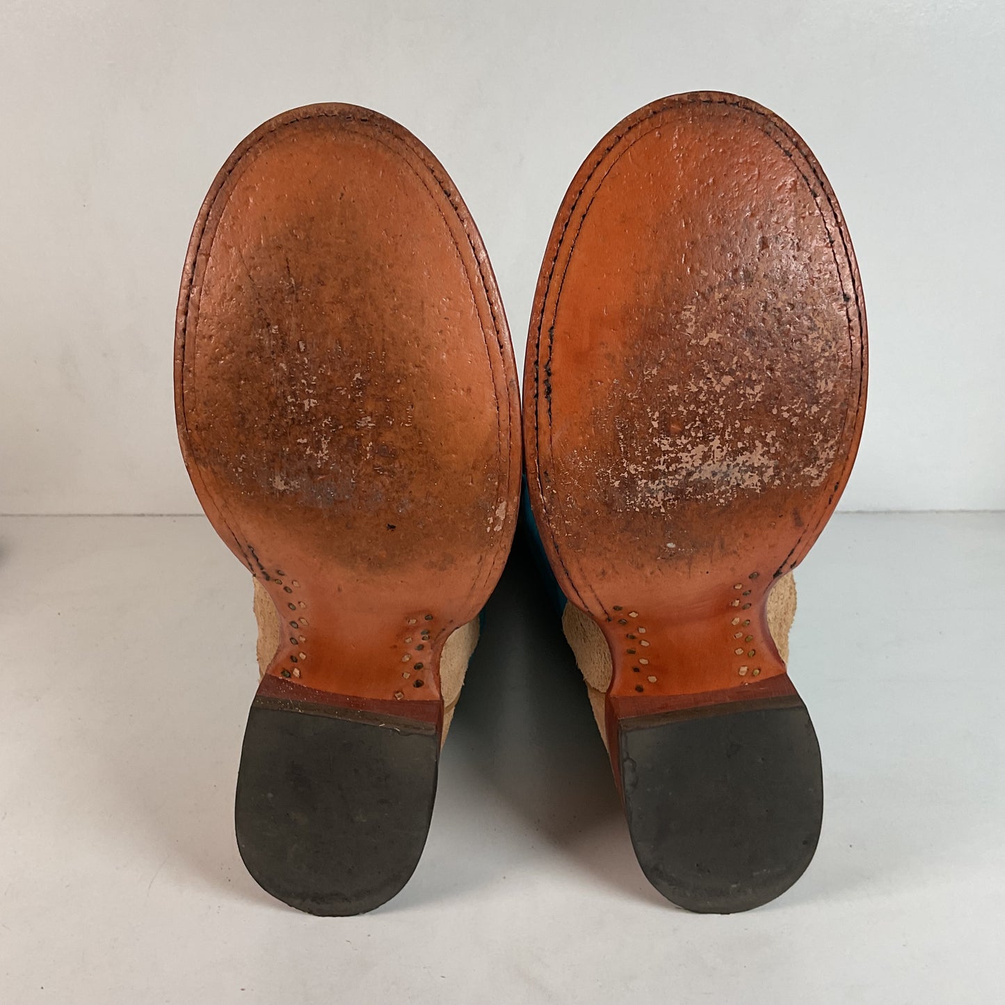 Tony Lama Rough Out Suede Cowboy Boots | USA Made | 10.5 D