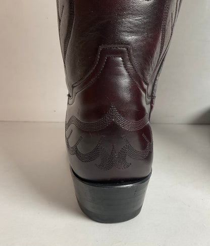 Vintage Tony Lama Cowboy Boots Men’s 9.5 D Black Cherry