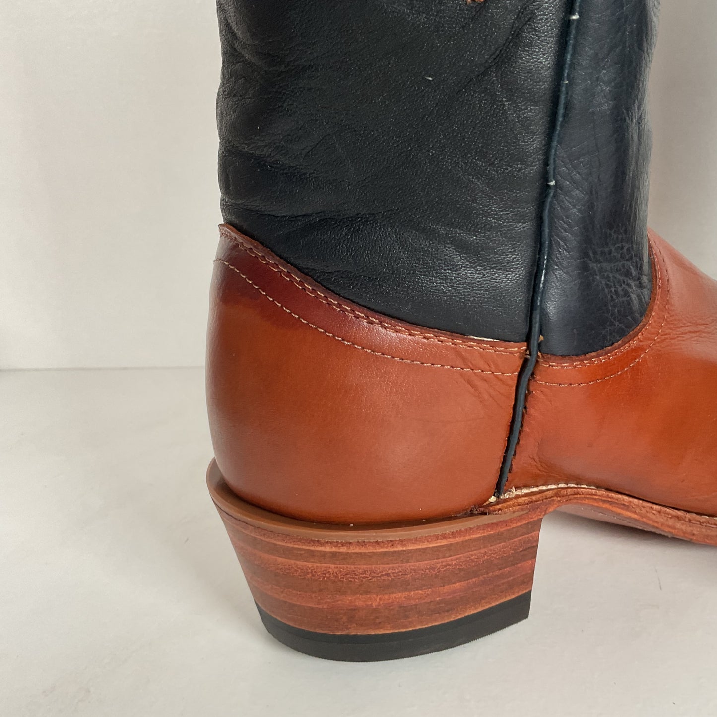Vintage Dan Post Cowgirl Boots | USA Made | Tooled Inlays | Women’s 7 M