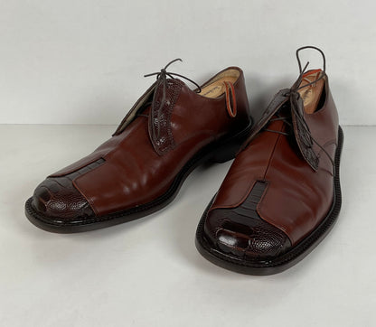 Belvedere Ostrich Leg Derby Shoes | Exotic | Men’s 10 M