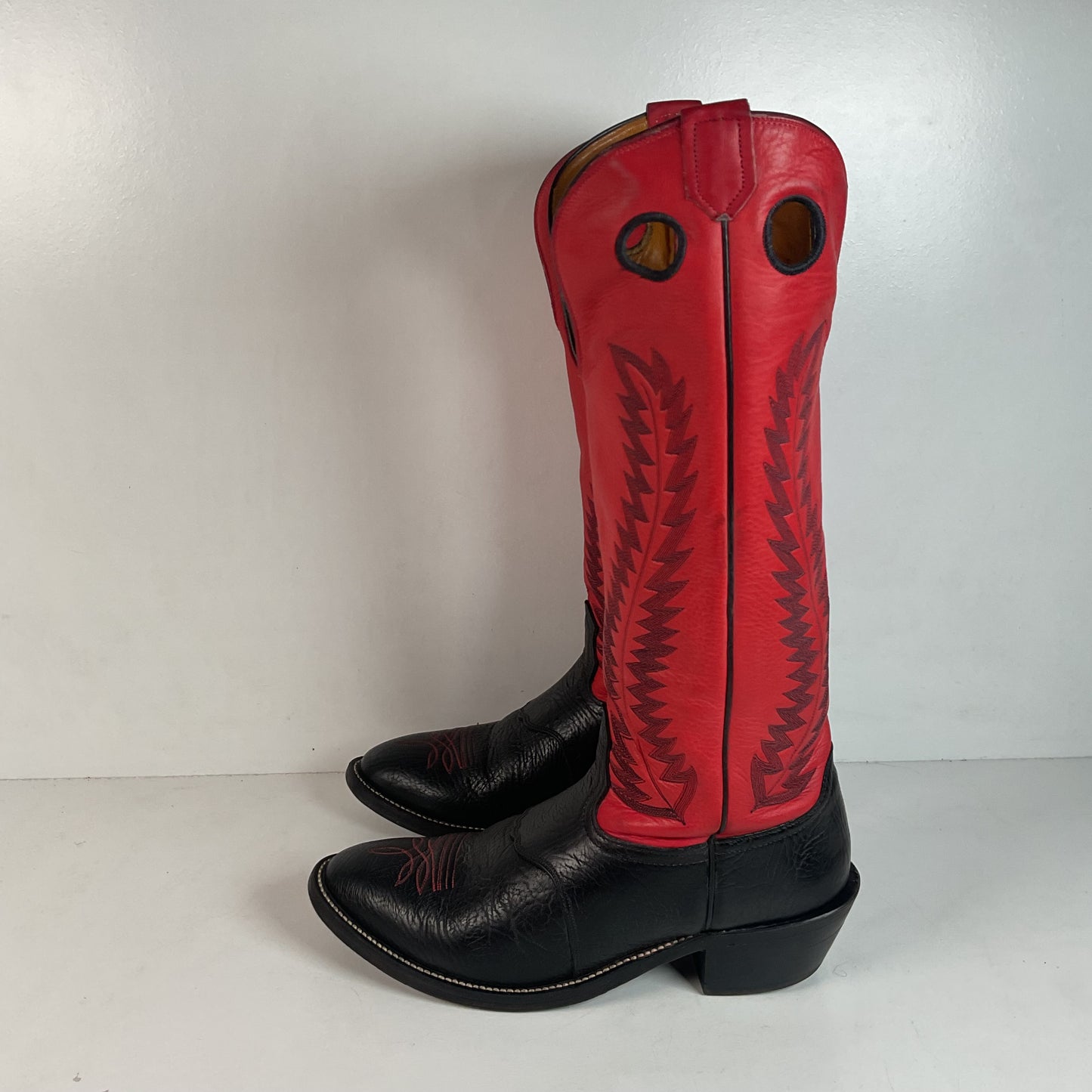Vintage Nocona Buckaroo Cowboy Boots 12 D USA Made