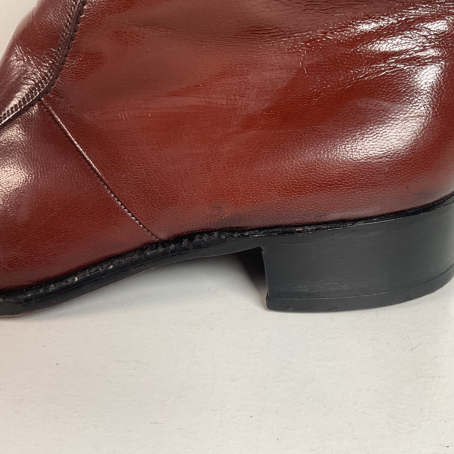 Vintage Florsheim Imperial Zipper Boots 10 D Chelsea Style