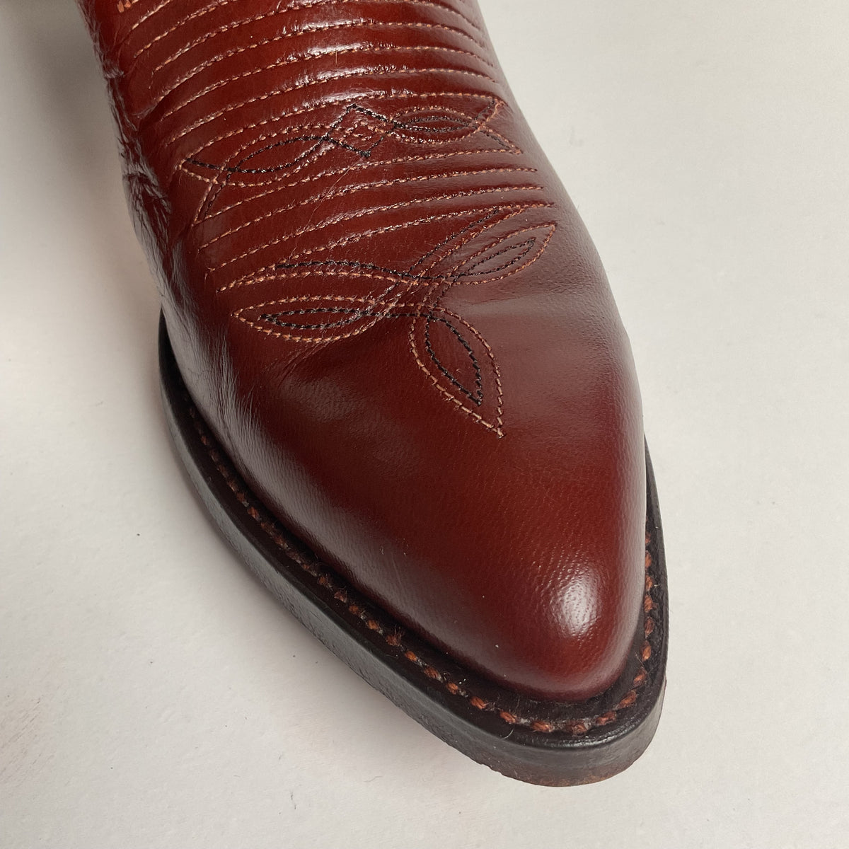 Vintage Dan Post Cowboy Boots | 1970s | Brown | Men’s 7 D