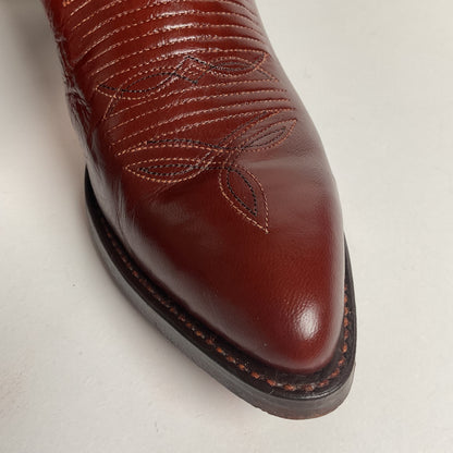 Vintage Dan Post Cowboy Boots | 1970s | Brown | Men’s 7 D