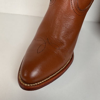 Vintage Frye Cowgirl Boots | USA Made | Brown | Women’s 9 B