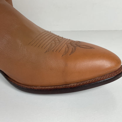 Vintage J. Chisholm Buckskin Cowboy Boots | USA Made | Men’s 13 D