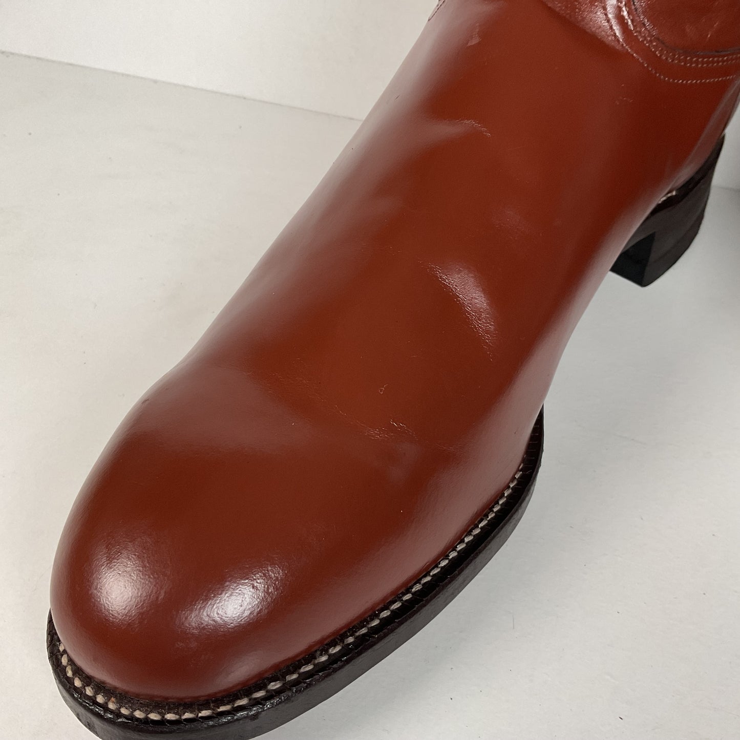 Justin Classic Roper Boots | USA Made | Brown Calfskin | Men’s 13 D